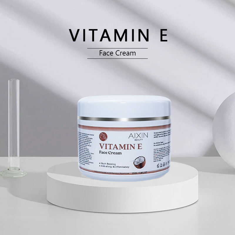 Beauty Cosmetics Skin Care Anti-Allergy & Inflammatory Coconut Vitamin E Face Cream