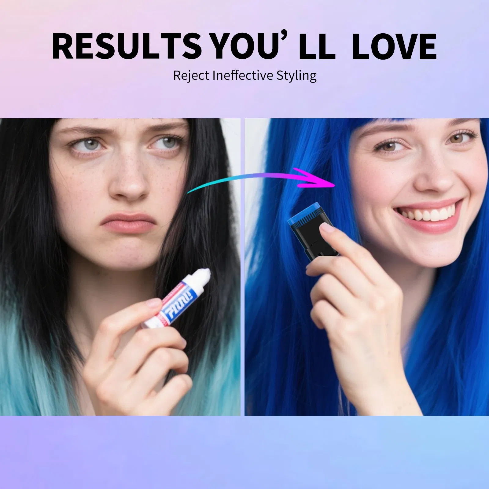 New Arrival Multi-Colors Waterproof Temporary Organic Ingredient Professional Hair Dye Color Cream