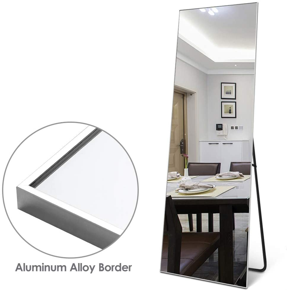 Stylish Full Length Dressing Mirror - Wall Mounted & Floor Standing