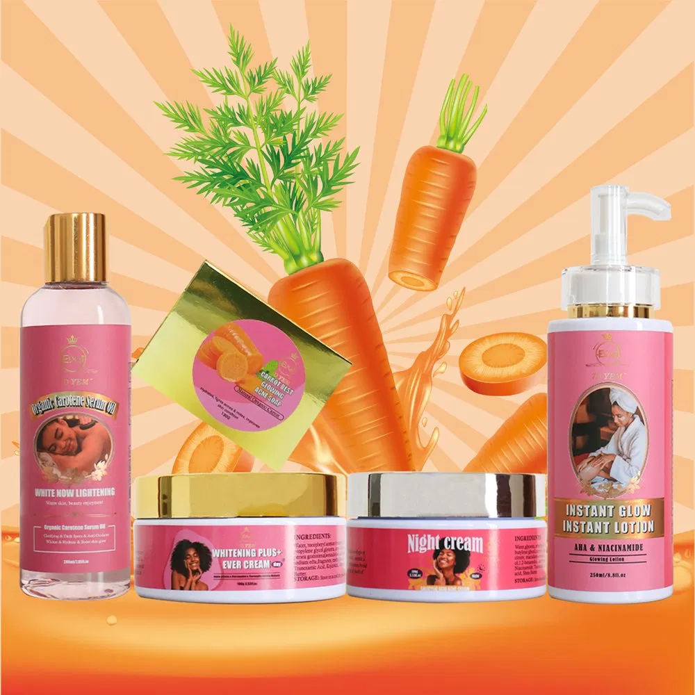 Best Skin Whitening Natural Carrot Vitamin a Vitamin C Glutathione Best Skin Lightening Whitening Kits