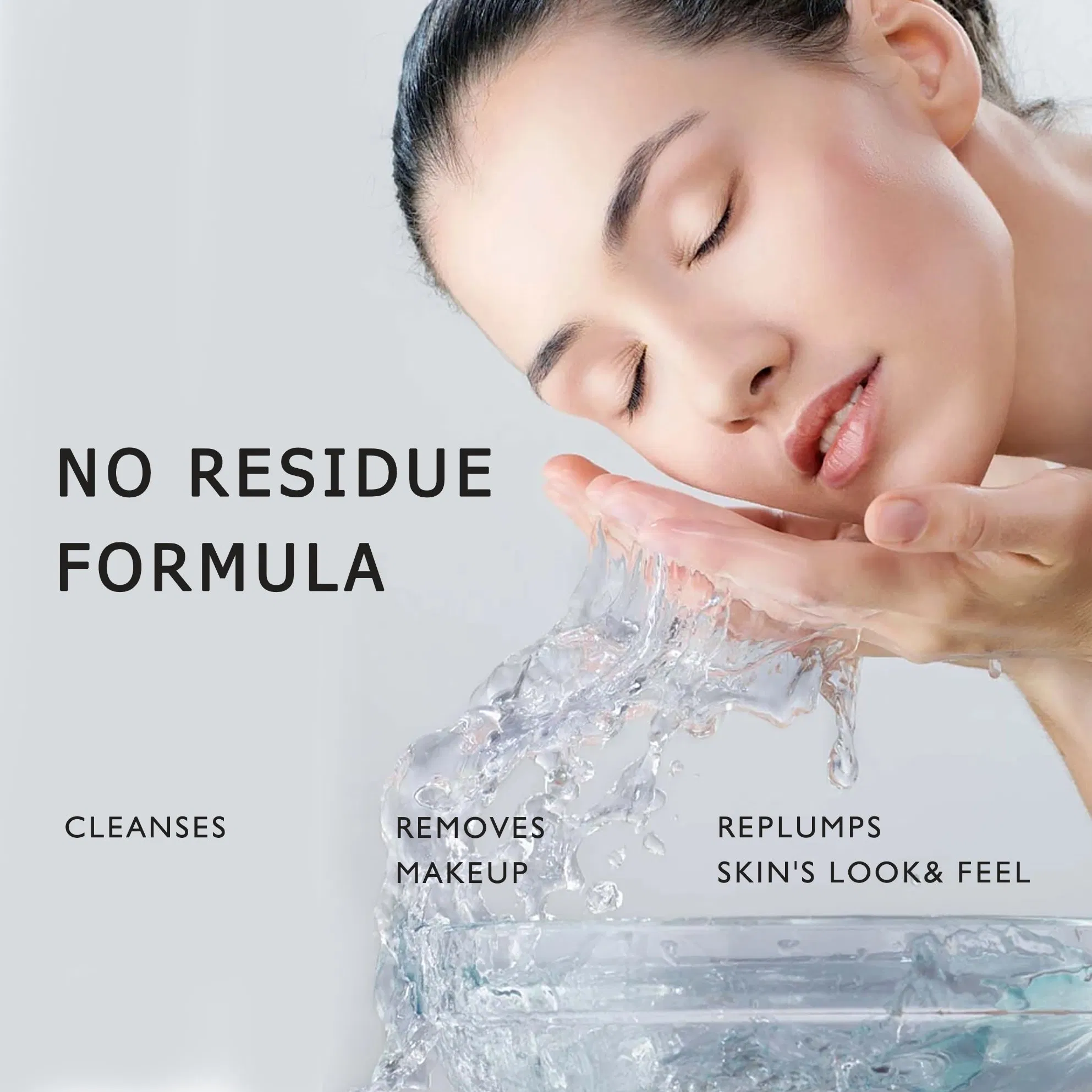 Hot Selling Natural Refreshing Makeup Remover Water Deep Cleansing Rose Aloe Vera for Face OEM/ODM