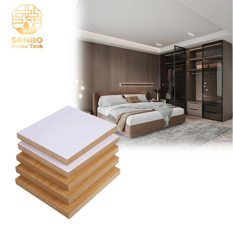 Top Quality Raw Melamine Faced MDF Board