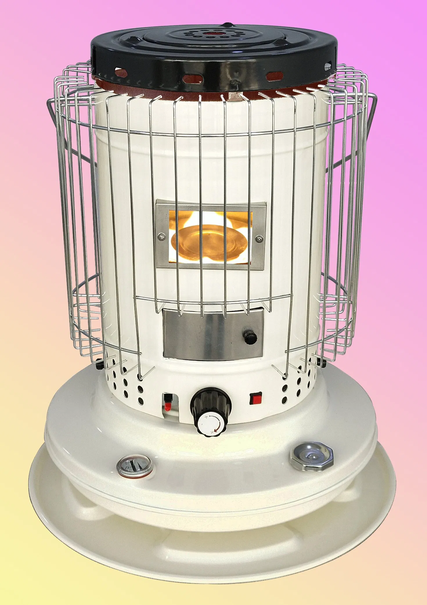 Diesel Fuel Heater Portable Oil Heater with 7.2L Triple Tank C-120m1