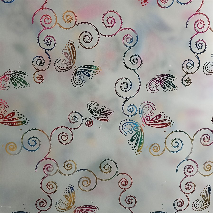 Hot Selling Double Side Color-Changing Acid Decorative Glass for MID-East Market