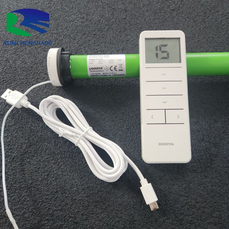 Roller Blinds Tubular Motor with Remote Battery WiFi