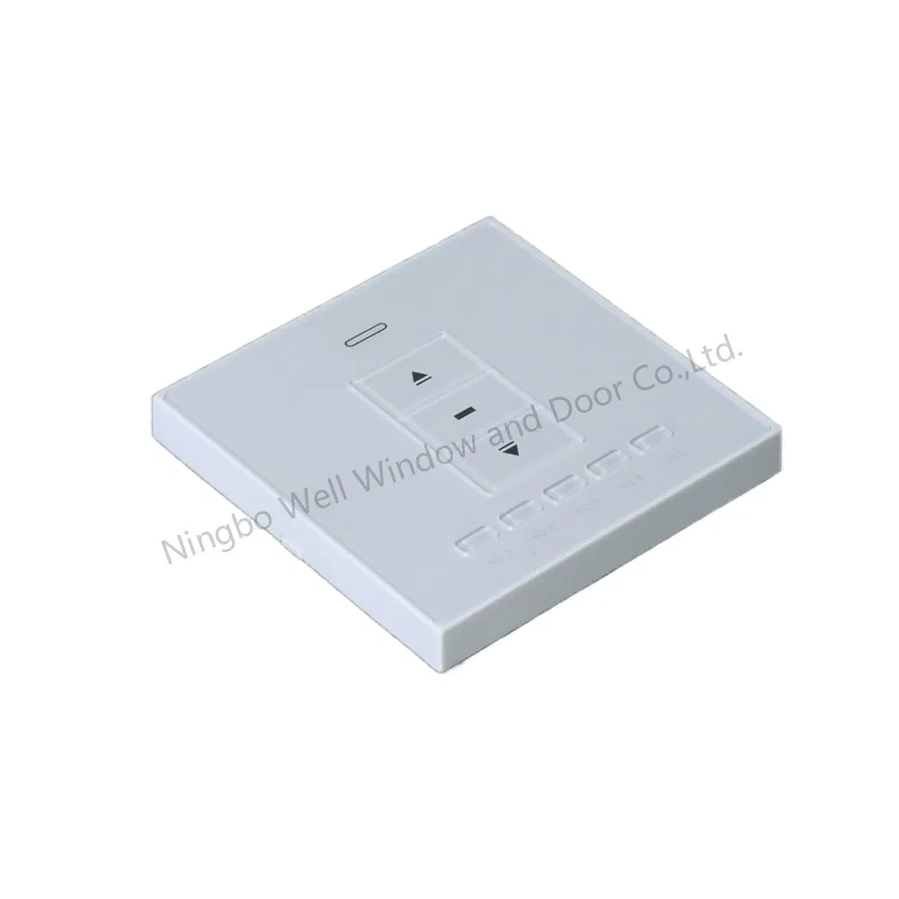 Tubular Motor Single Channel Wall Switch Wireless Emitters Remote Control
