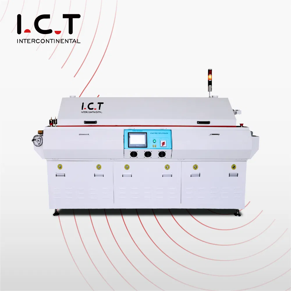 SMT Lead Free Reflow Oven CE Certificate Air Purification for SMD with Temperature Testing