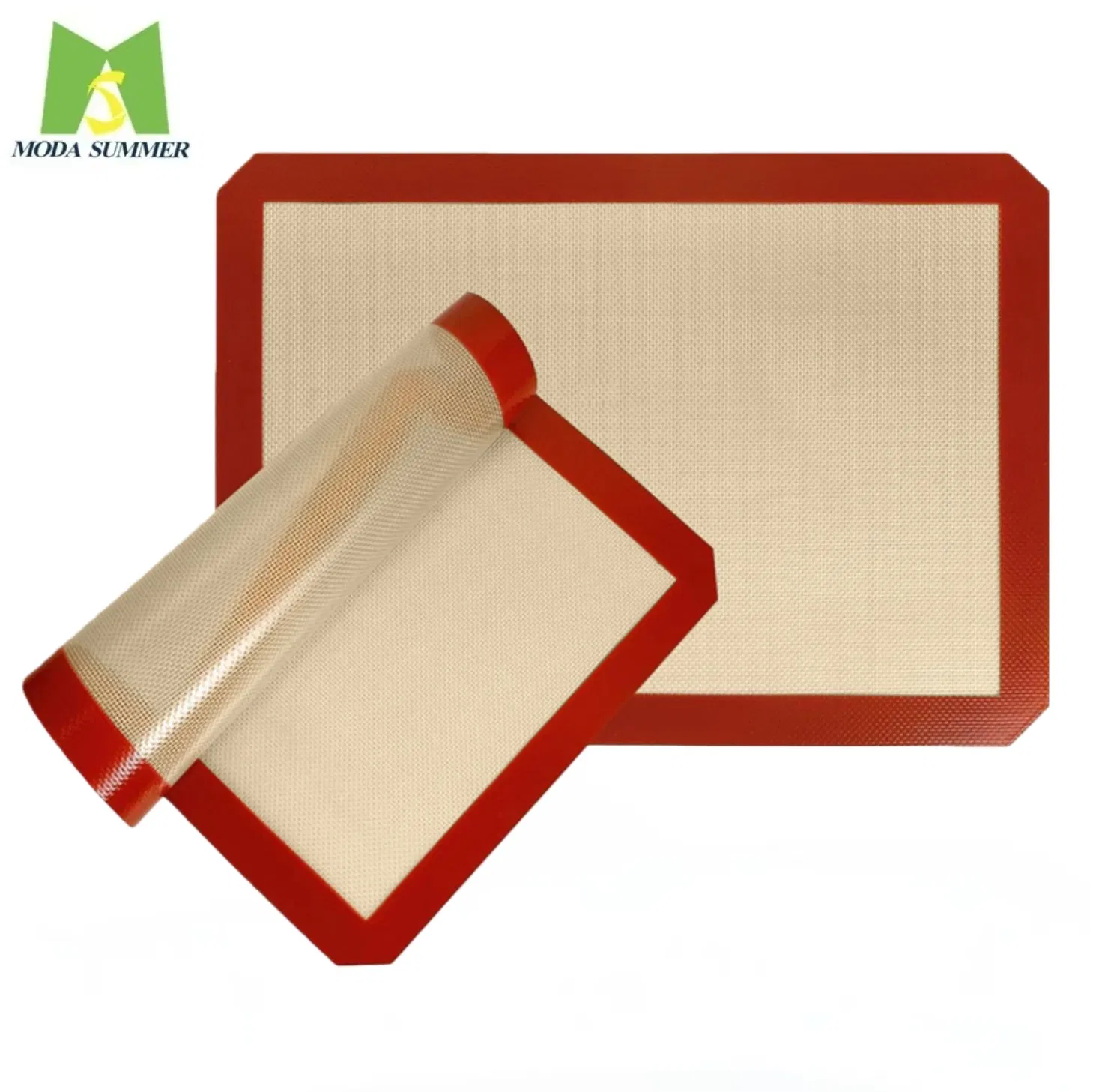 China Factory Food Grade Non-Stick Silicone Baking Pastry Mat with Non-Slip Rubber Surface and Heat Resistance for Kneading Dough in Oven