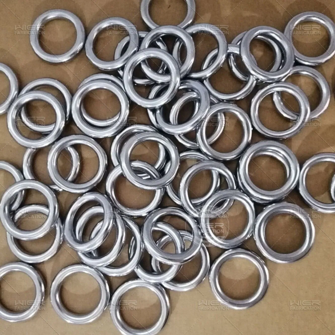 Stainless Steel Circle O Ring Connect Handbag Closed O Ring Buckle