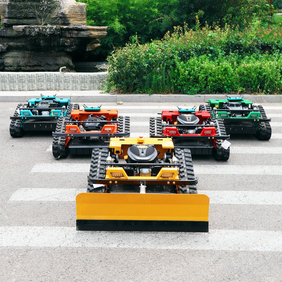 RC Farm Country Factory Crawler Upgraded Version Gasoline Wireless Remote Control 550mm Lawn Mower OEM/ODM Zero Turn Lawn Mower Snowplow