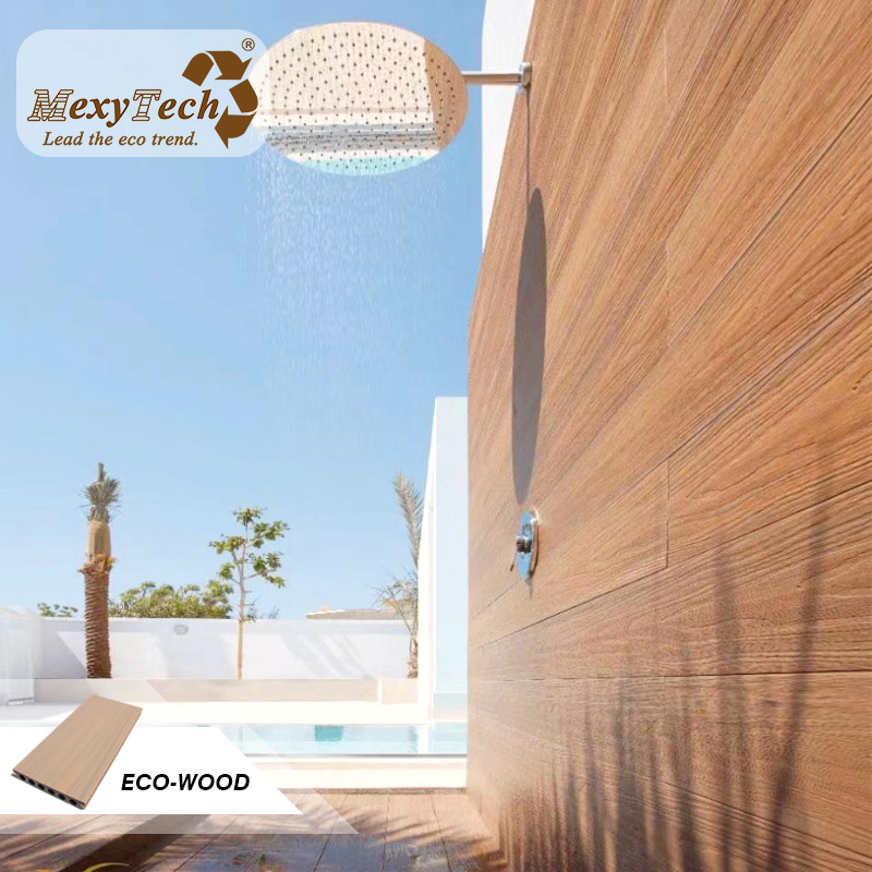 Mexytech Anti-UV Durable No Gap Wood Plastic Composite Decking for Swimming Pool