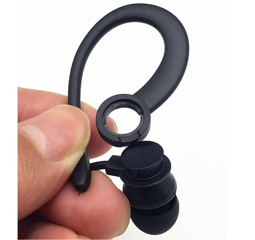 Накладные моно-наушники с крючком для авиации и гидов