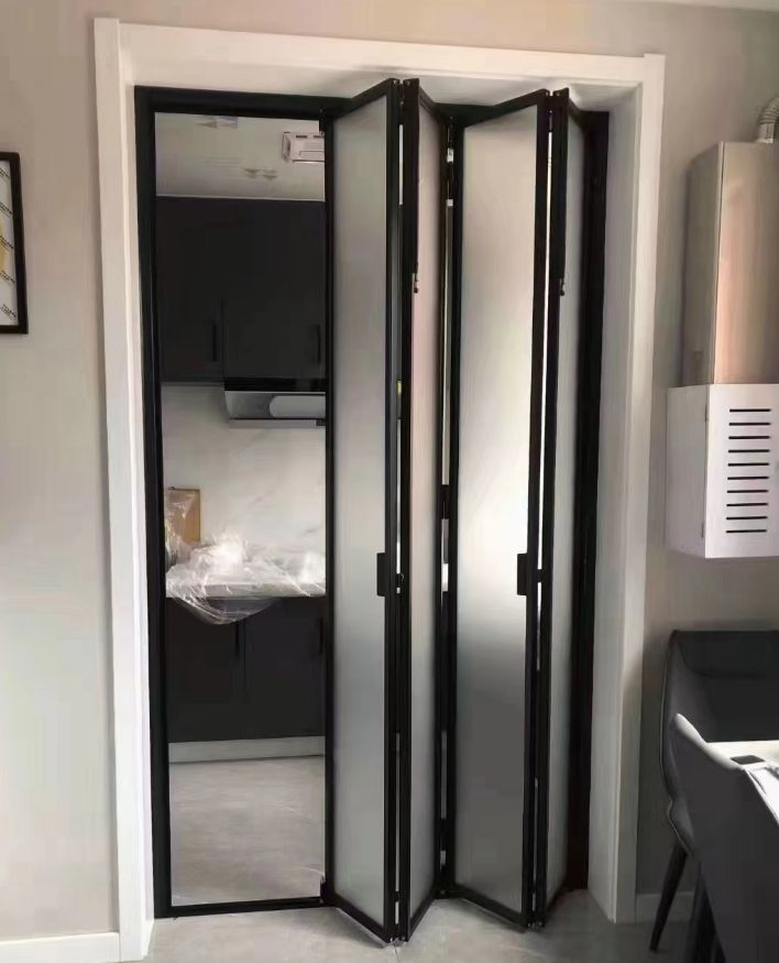 Modern Design Single Leaf Aluminium Swing Glass Door Casement Aluminium Door Bathroom Glass Door