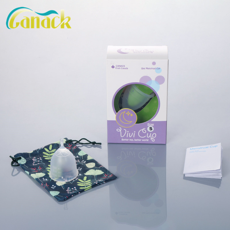 Hot Selling Ladies Menstrual Cup FDA 100 Medical Silicone