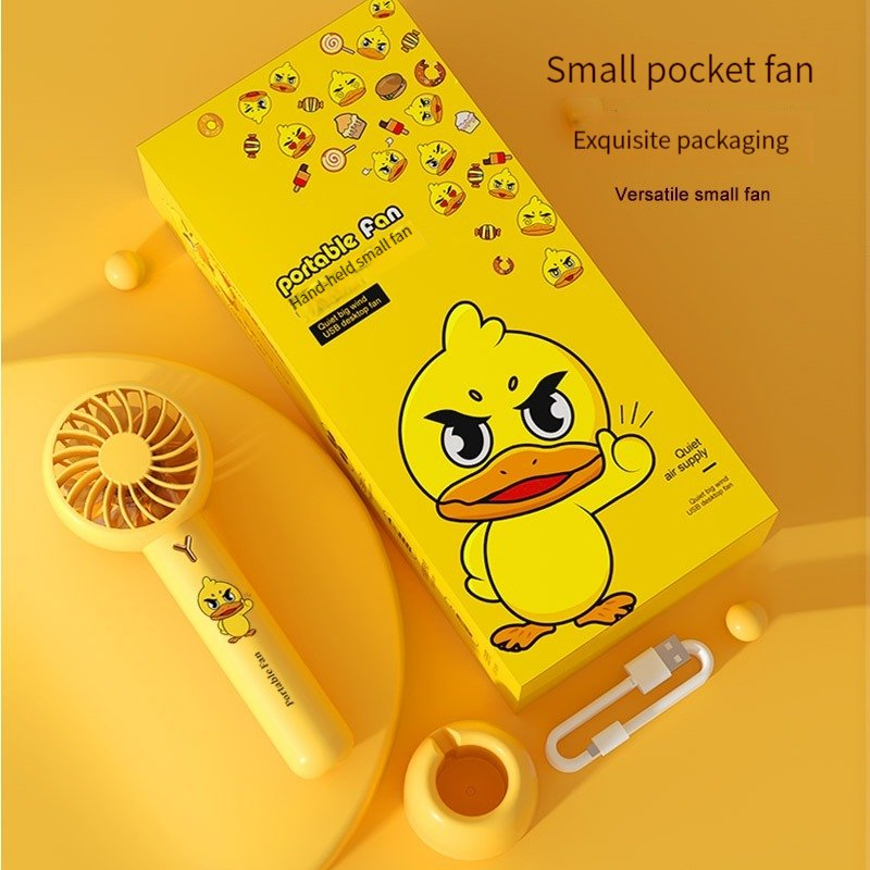 Small Held Cooling Rechargeable Table Handle Electric Stand Desk USB Handheld Portable Mini Fan