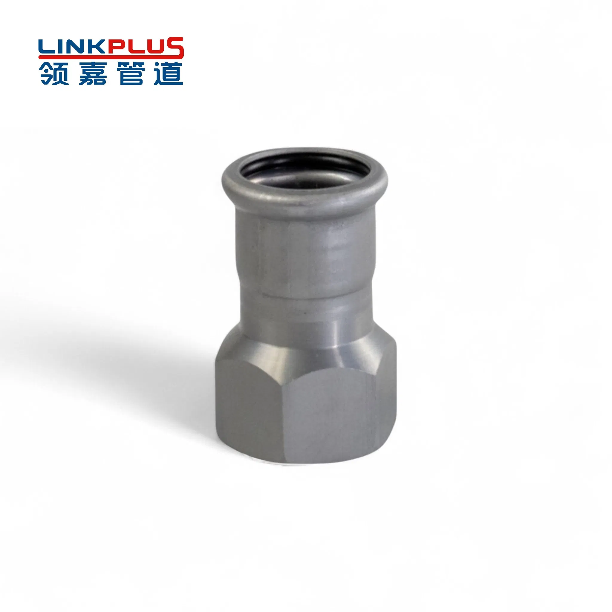 Adapter with Female Thread, Superior Anti-Corrosion Alloy Coating, Carbon Steel, Best Selling Press Joint Fitting
