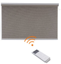 Smart Motorized Roller Shade Custom Automatic Electric Roller Blinds Modern Blackout Window Blinds