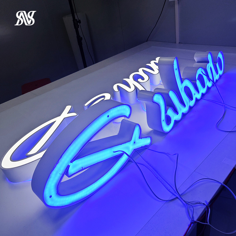 Customizable LED Outdoor Signage Letters with Mini Light Design