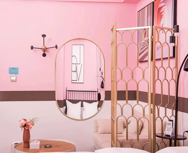 Popular Bathroom Full Length Mirror Fog Shower Mirror Floor Mirror Standing for Barber Shop