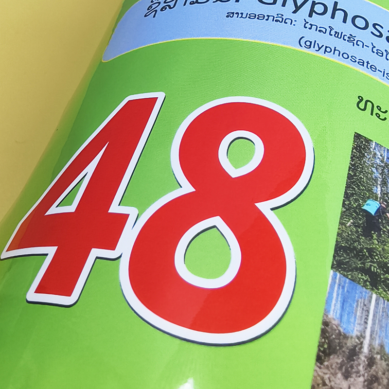 Hot Sale Art Paper Colorful Roll Adhesive Label Sticker Printing Manufacturer