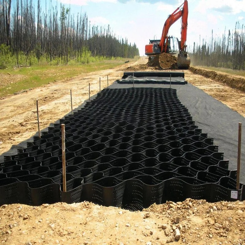 HDPE Geocell Erosion Control for Soil Road Slope Stabilization Load Support
