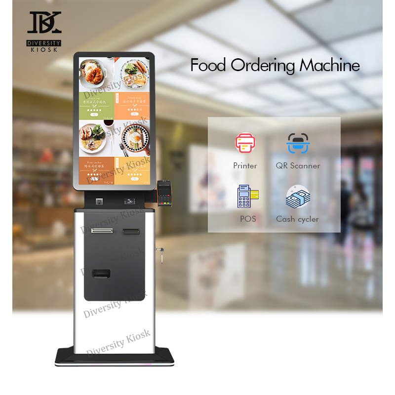 Windows Android System Bakery Cake Bread Boba Bubble Milk Tea Juice Ice Cream Coffee Kfc Mcdonalds Self Ordering Self Service Machine