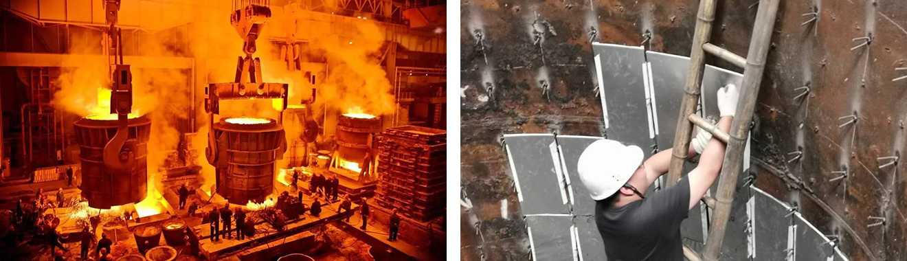 Нано-микропористая огнеупорная панель VIP для теплоизоляции