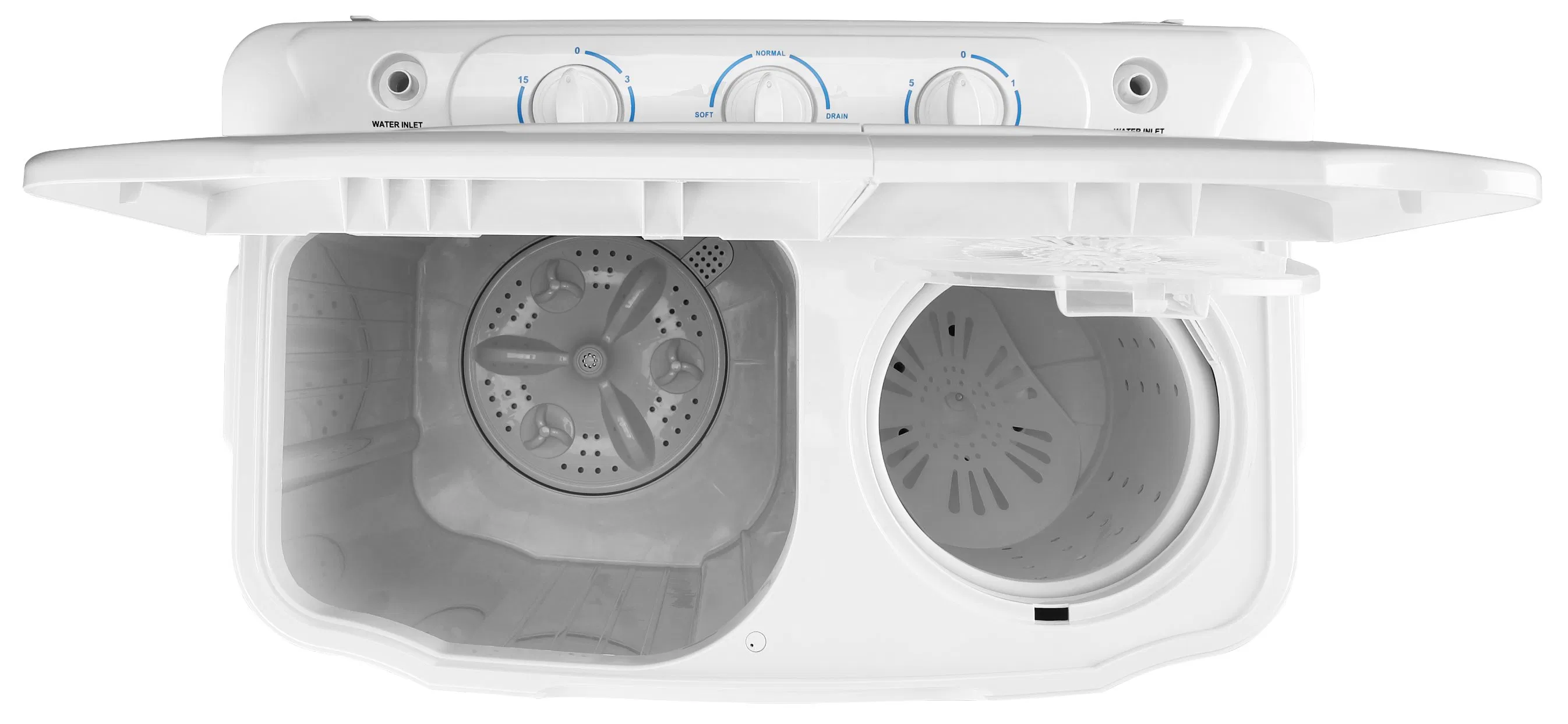 China Factory Direct Sale 6kg Portable Double Tub Semi-Automatic Washing Machine