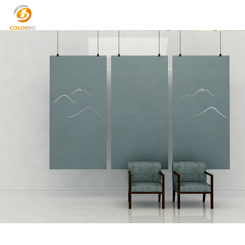 2400*600 mm Carton Packed Acoustic Padded Panel Office Furniture Screen