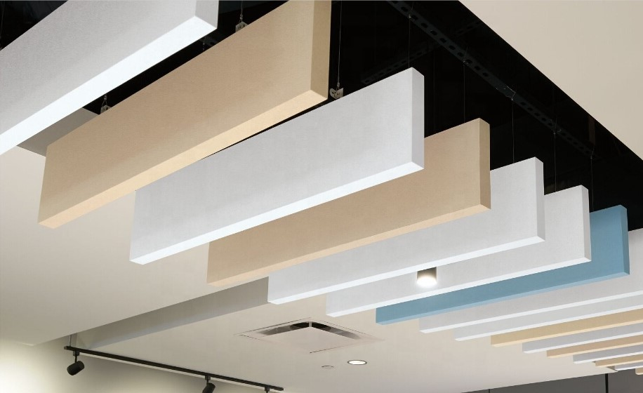 Huamei Acoustic Suspension Glassfiber Hanging Soundproof Baffles