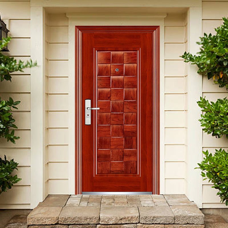 Made in China Wholesale Exterior Customized High Quality Security Steel Door.