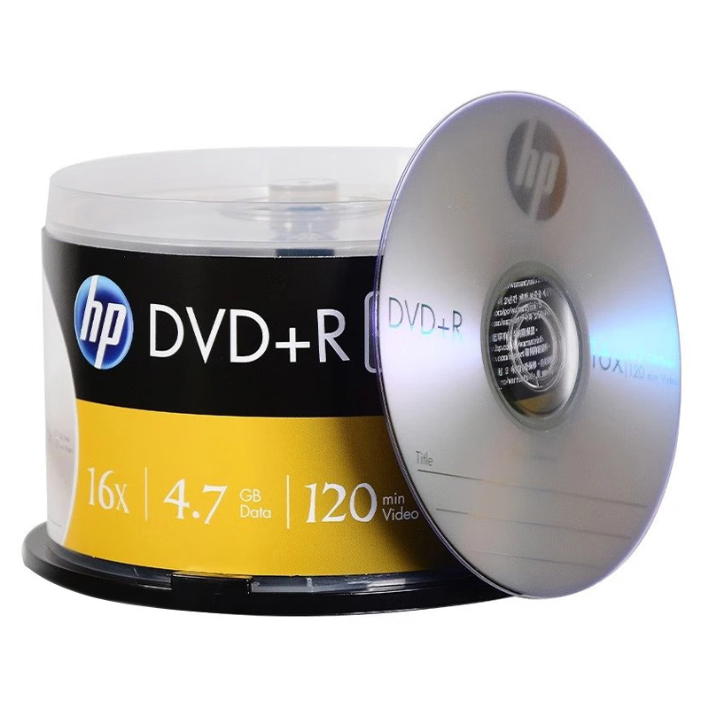 DVD-R диски 4.7ГБ 16x, 50 шт, серебристые