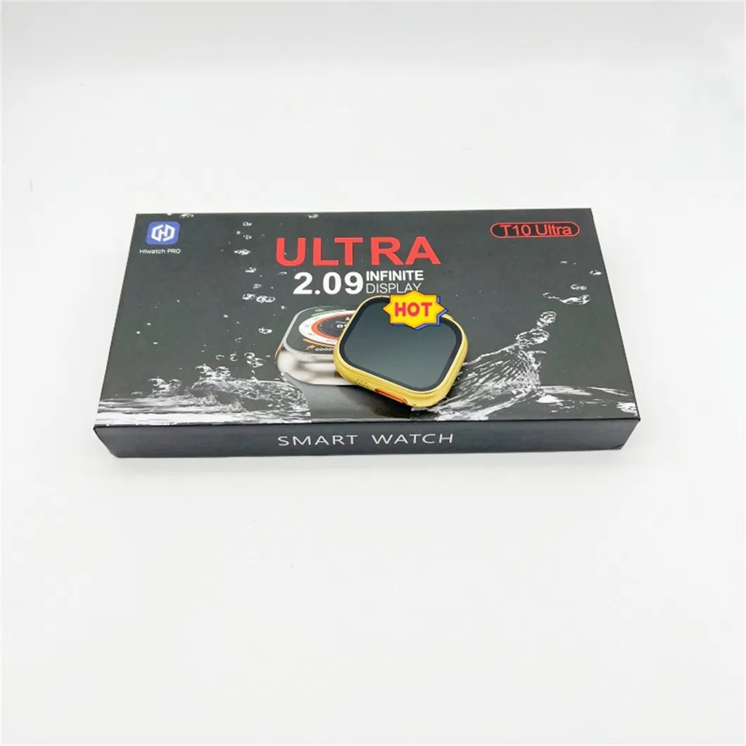 T10uitra Large Screen Multifunction Bluetooth Call Health Monitoring Sports Waterproof Smart Watch