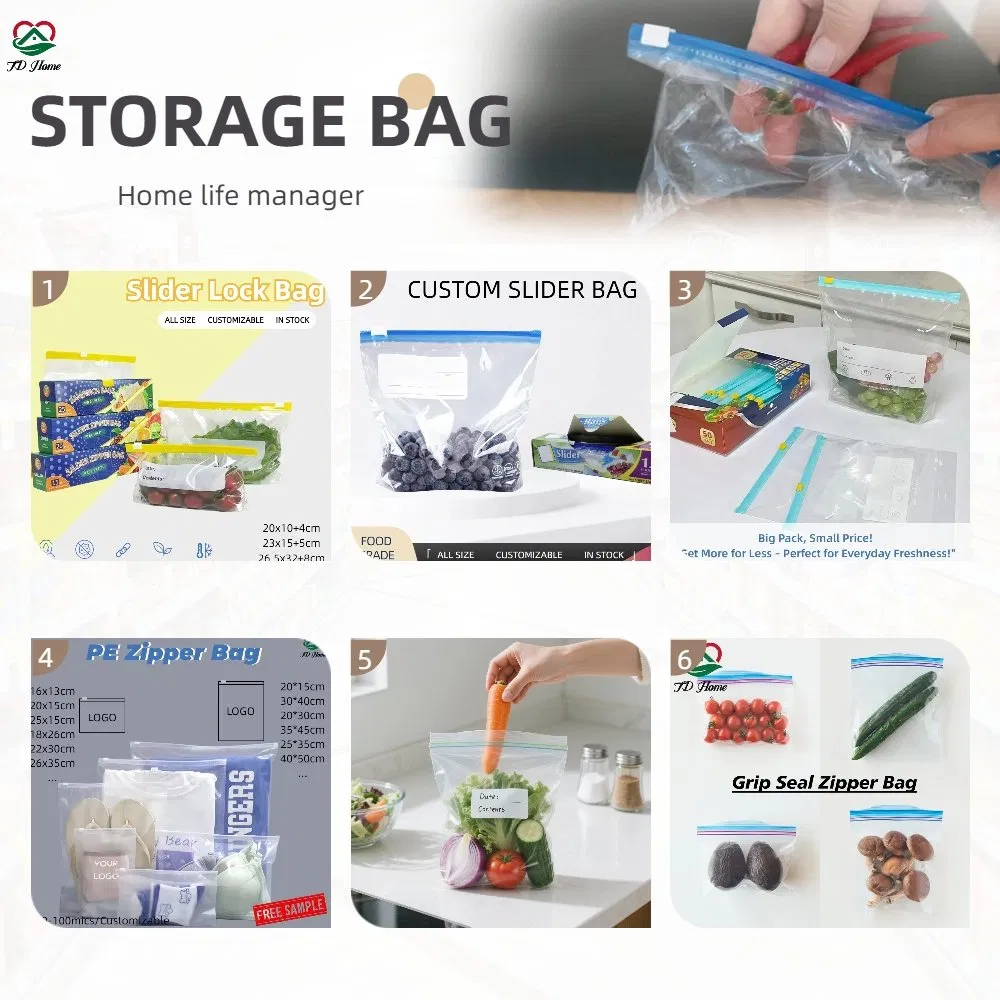 Wholesale Plastic Food Snack Packaging Zipper Bag Slider Bags Ziplock Bags
