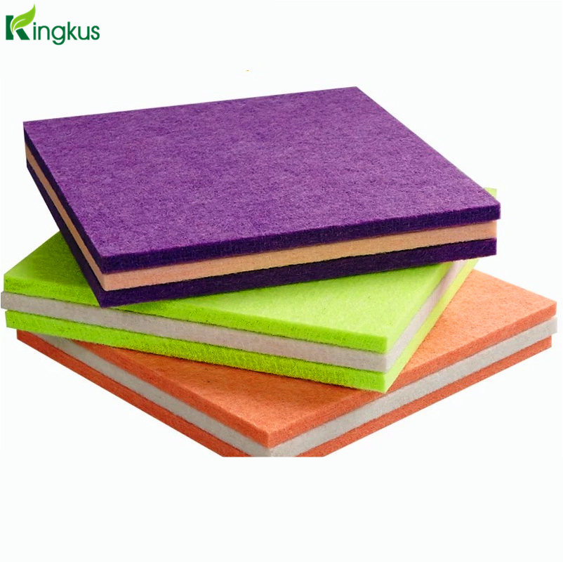 Anti-Fire Pet Polyester Fiber Decorative Acoustic Wall Panel