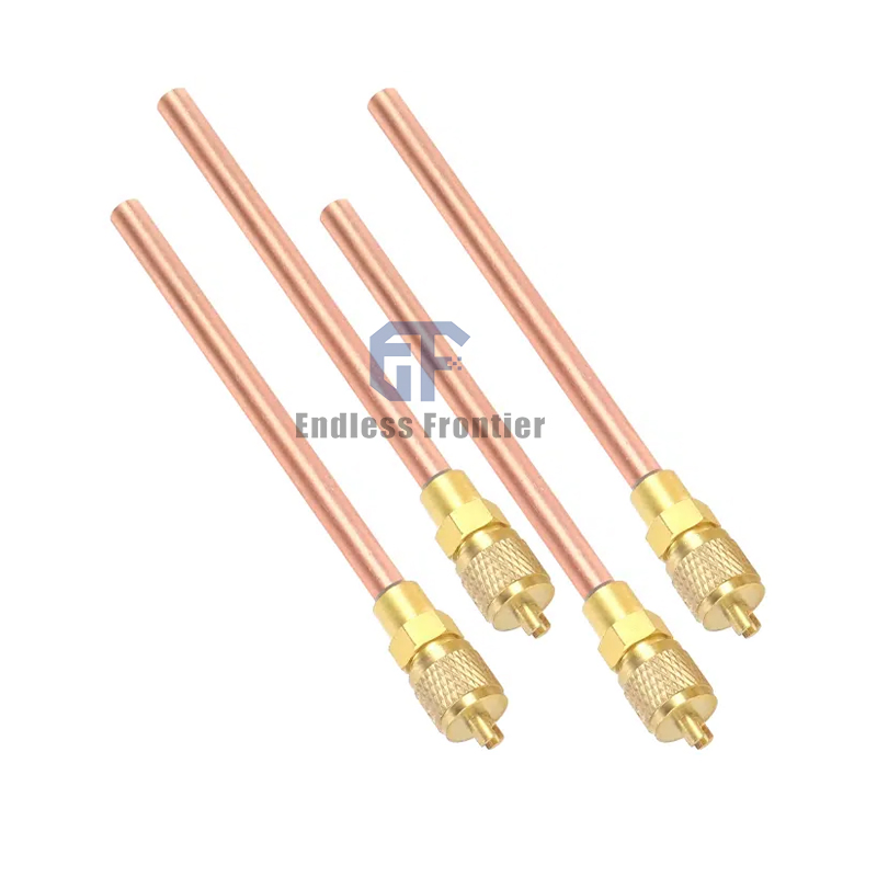 Copper Refrigeration Parts Charging Valve/Access Valve for Air Conditioner