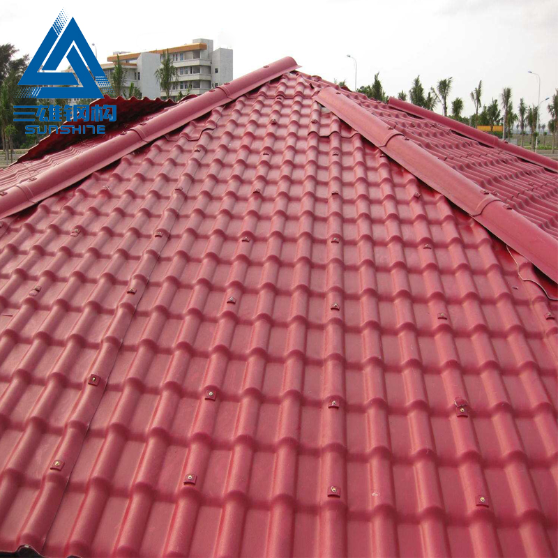 Synthetic Color Roofing Sheet Material Resin Roof Tile