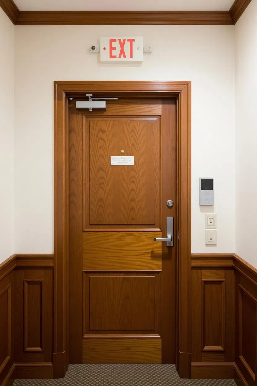 Customized Wood Fire Door Manufacturer From China