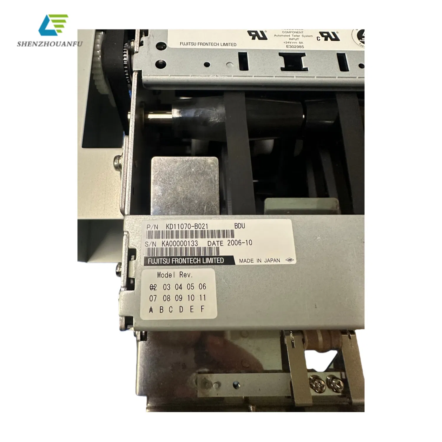ATM Kiosk Cash Dispenser Unit Fujitsu Kd11070-C521 Single Cassette Bill Dispensing Module