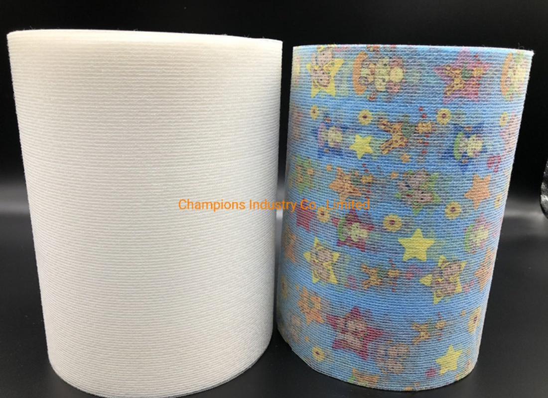 Diaper Materials Nonwoven Cloth Frontal Tape for Producing Diaper