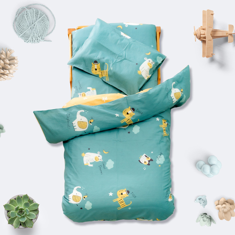 Crib Bedding Set for Boys Girls Soft Including Blanket Baby Bedding Set