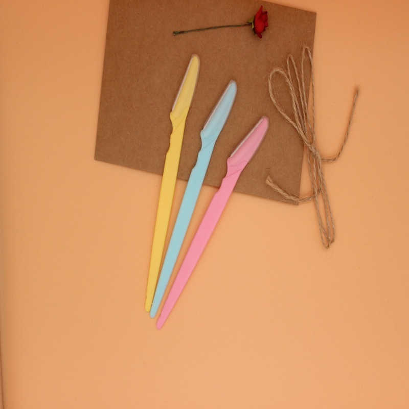 Eyebrow Shaving Knife Folding Eyebrow Trimming Knife Set Safety Protection