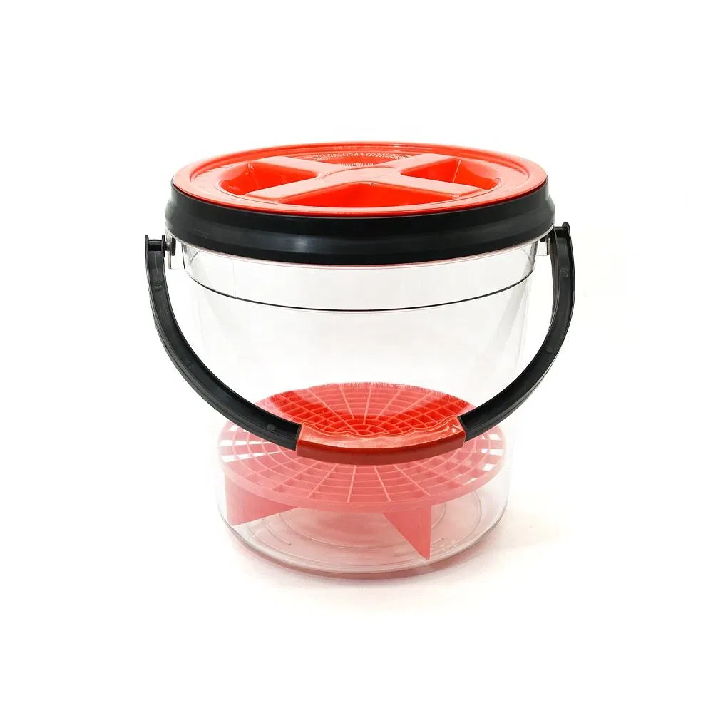 Best Price Car Wash Tools 5 Gallon Bucket 12 Inch Removable Rolling Plastic Dolly