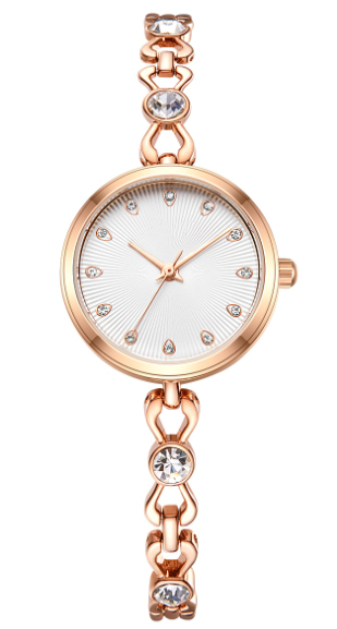 Retail Female Crystal Stone Waterproof Quartz Women Watches