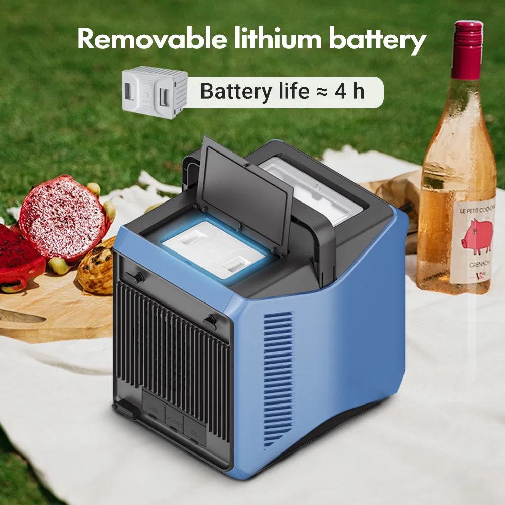 Mini Ice Maker Battery Powered Portable Countertop Ice Maker 12V 24V 220V for Truck Travel