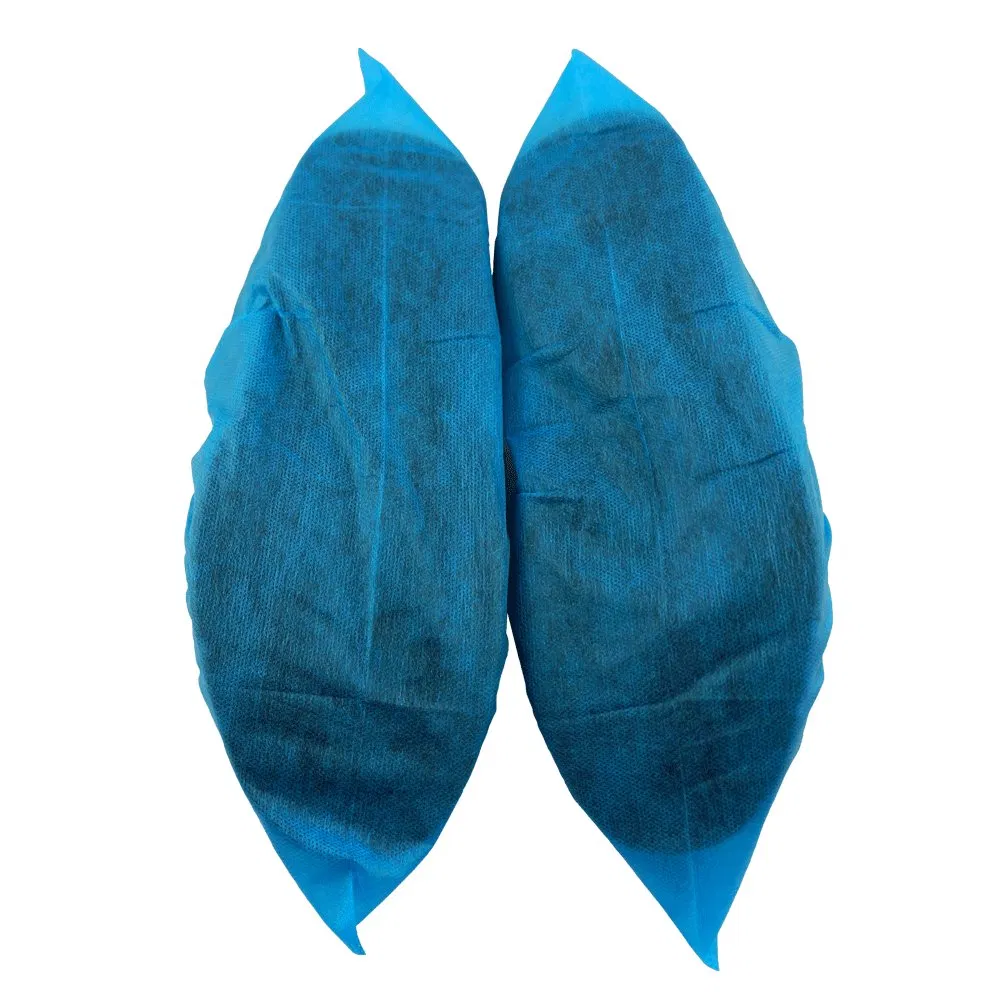 Disposable Shoe Cover, Non-Skid Shoe Cover, Non-Woven Shoe Cover, Medical Shoe Cover for Workshop, Cleanroom