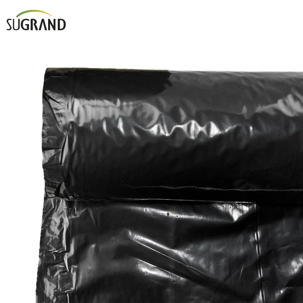 1 Mil Black Plastic Mulch Reflective Red Mulch Film