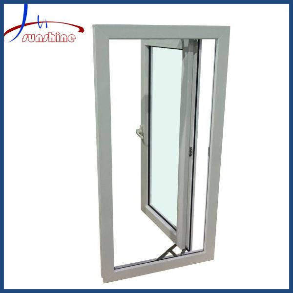 Customized Design Vinyl Hurricane Impact Window Plastic UPVC PVC Casement Windows for House