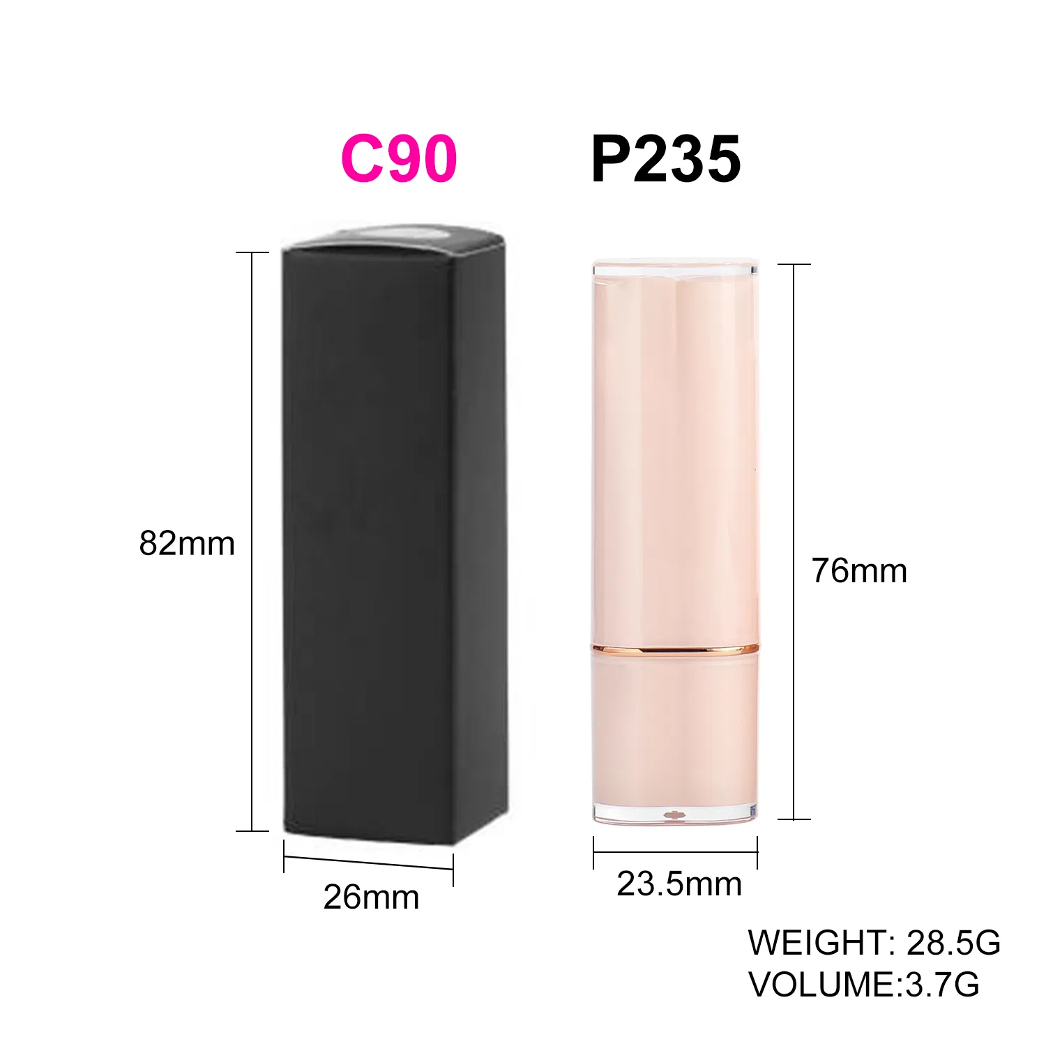 Custom Lip Makeup Metallic Shine Private Label Cosmetics