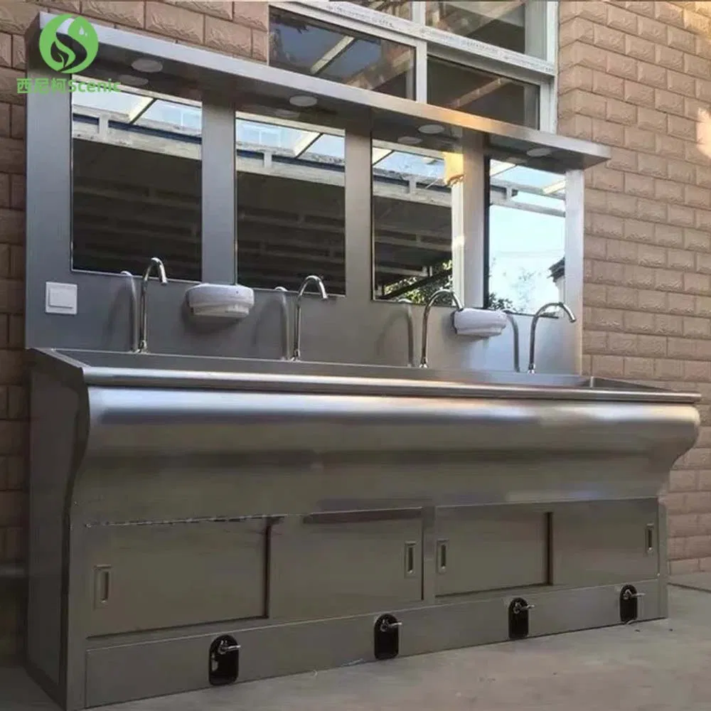 Medical Instrument Wash Hand Sinks Portable Scrub Sink for Hospital